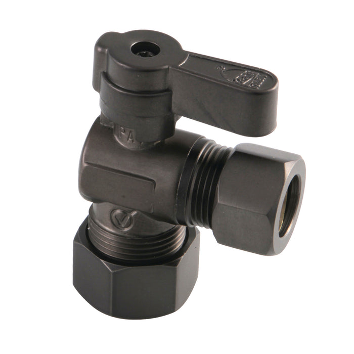 Kingston Brass KF5440ORB 5/8" OD Comp x 1/2" OD Comp Angle Stop Valve, Oil Rubbed Bronze