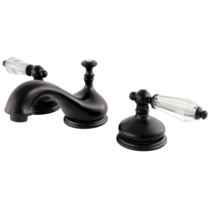 Kingston Brass KS1165WLL 8 in. Widespread Bathroom Faucet, Oil Rubbed Bronze