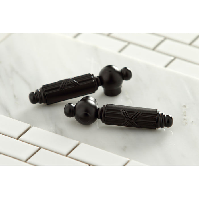 Kingston Brass KS1215GL Wall Mount Bathroom Faucet, Oil Rubbed Bronze