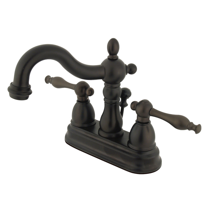 Kingston Brass KS1605NL 4 in. Centerset Bathroom Faucet, Oil Rubbed Bronze