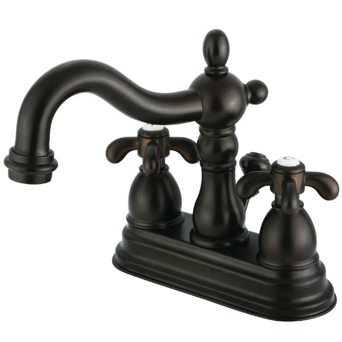 Kingston Brass KS1605TX 4 in. Centerset Bathroom Faucet, Oil Rubbed Bronze