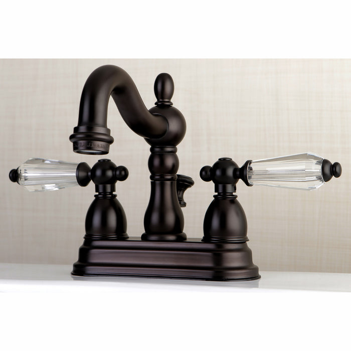 Kingston Brass KS1605WLL 4 in. Centerset Bathroom Faucet, Oil Rubbed Bronze