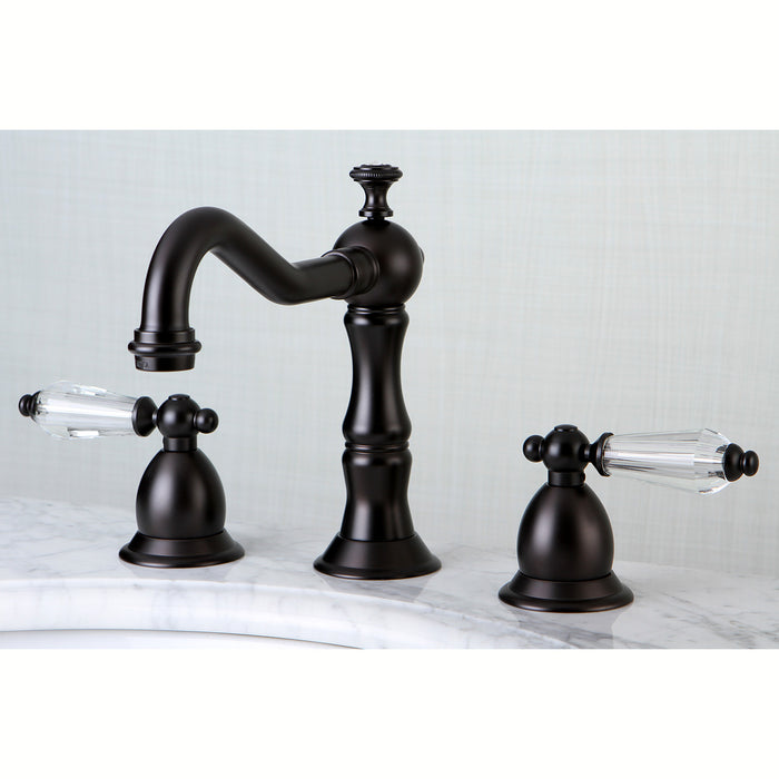 Kingston Brass KS1975WLL 8 in. Widespread Bathroom Faucet, Oil Rubbed Bronze