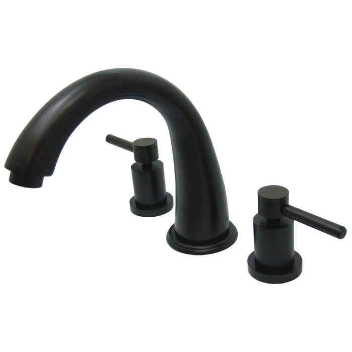 Kingston Brass KS2365DL Concord Two-Handle Roman Tub Faucet, Oil Rubbed Bronze