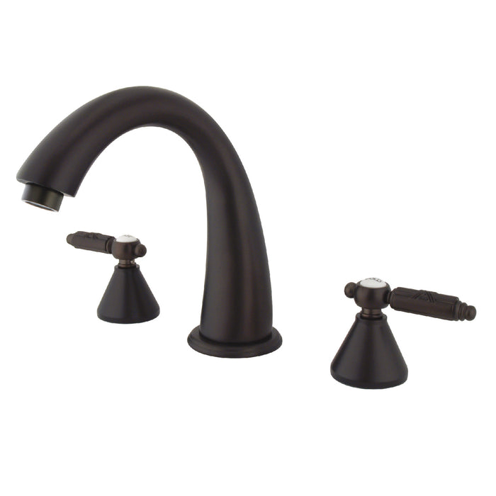 Kingston Brass KS2365GL Roman Two-Handle Roman Tub Faucet, Oil Rubbed Bronze