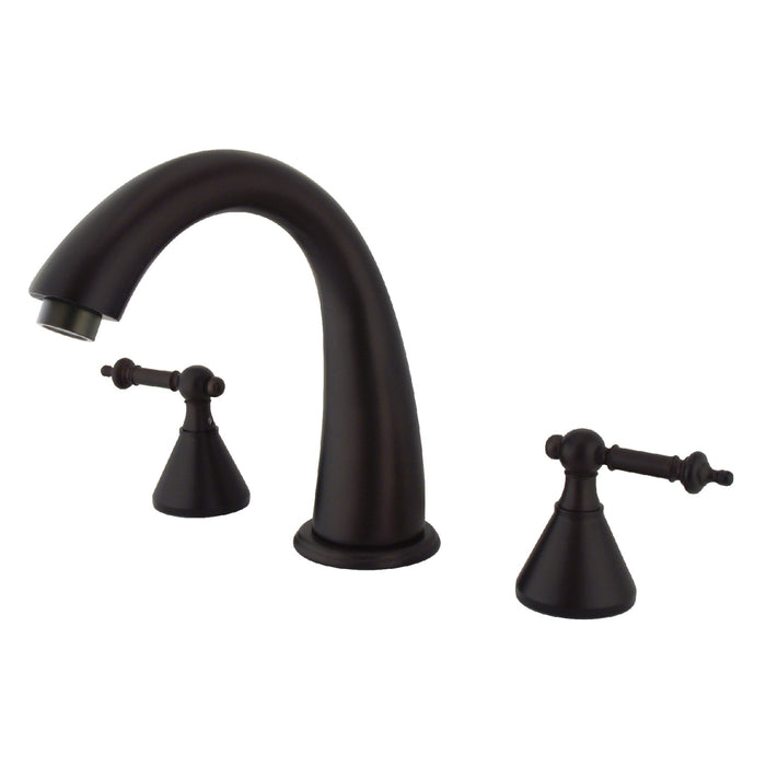 Kingston Brass KS2365TL Roman Two-Handle Roman Tub Faucet, Oil Rubbed Bronze