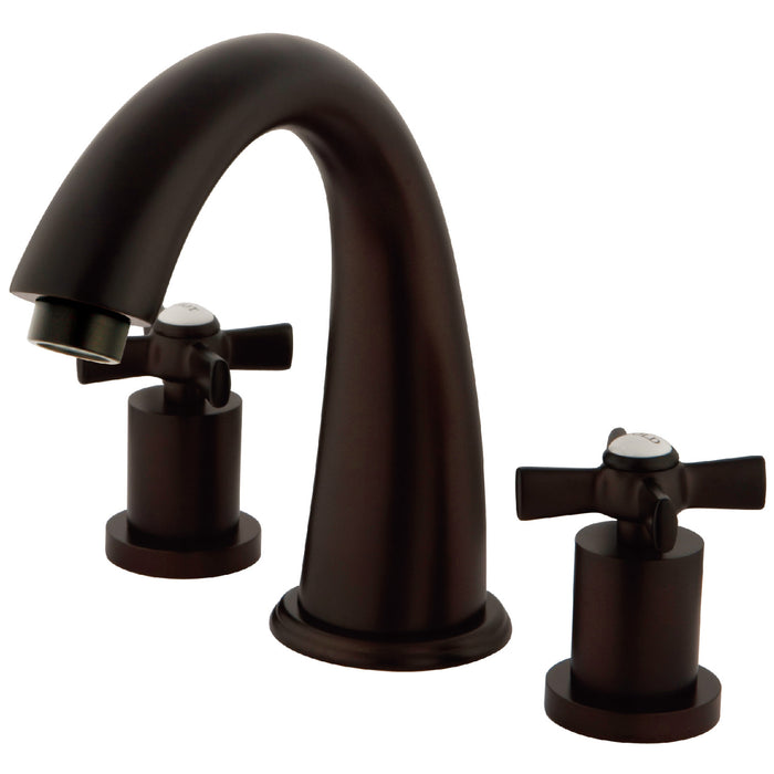 Kingston Brass KS2365ZX Millennium Two-Handle Roman Tub Faucet, Oil Rubbed Bronze