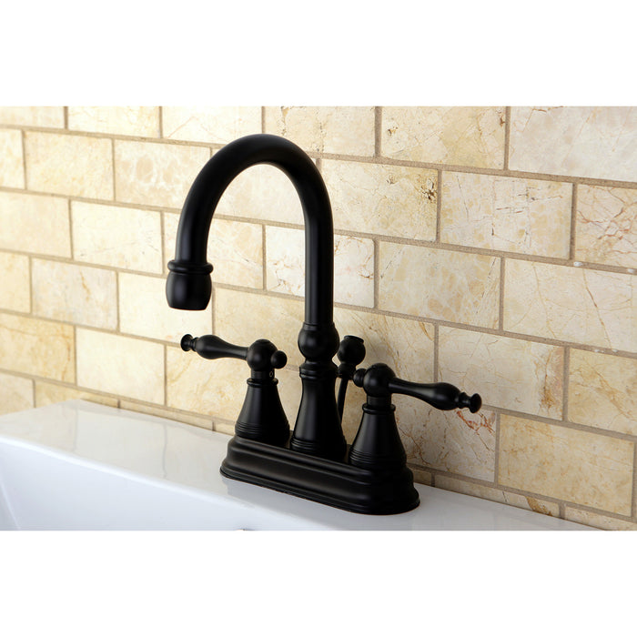 Kingston Brass KS2615NL 4 in. Centerset Bathroom Faucet, Oil Rubbed Bronze