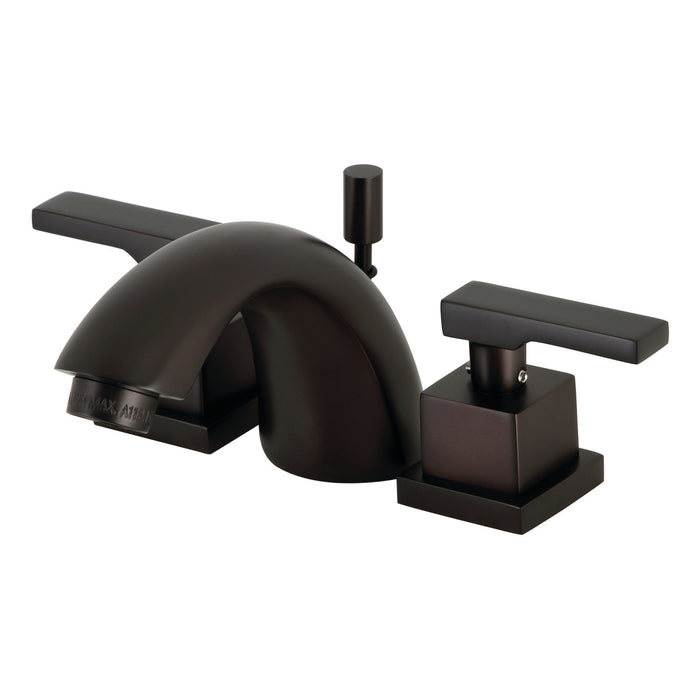 Kingston Brass KS2955QLL Executive Mini-Widespread Bathroom Faucet, Oil Rubbed Bronze