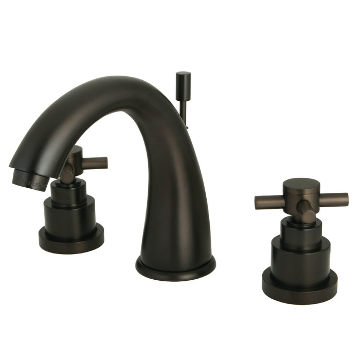 Kingston Brass KS2965EX 8 in. Widespread Bathroom Faucet, Oil Rubbed Bronze