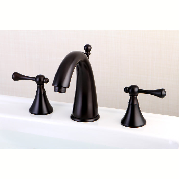 Kingston Brass KS2975BL 8 in. Widespread Bathroom Faucet, Oil Rubbed Bronze