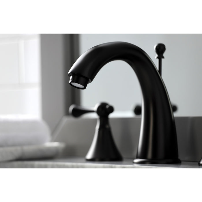 Kingston Brass KS2975BL 8 in. Widespread Bathroom Faucet, Oil Rubbed Bronze