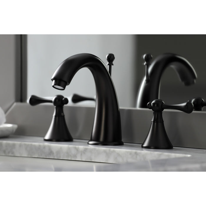 Kingston Brass KS2975BL 8 in. Widespread Bathroom Faucet, Oil Rubbed Bronze