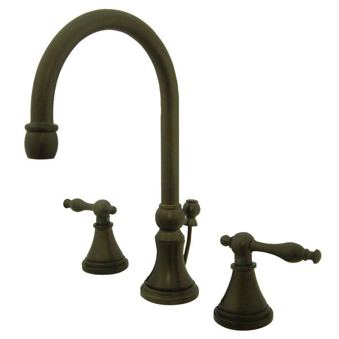 Kingston Brass KS2985NL 8 in. Widespread Bathroom Faucet, Oil Rubbed Bronze