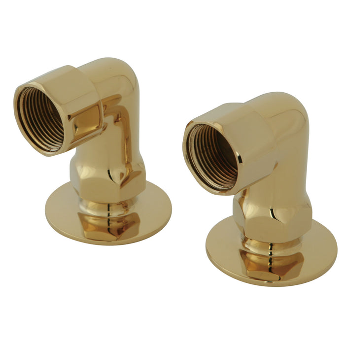 Kingston Brass KS2W2 2-Inch Deck Mount Riser (KS114X series), Polished Brass