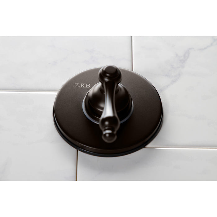 Kingston Brass KS3035AL 3-Way Diverter Valve with Trim Kit, Oil Rubbed Bronze