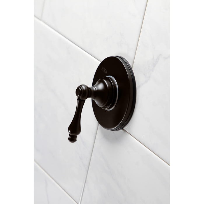 Kingston Brass KS3035AL 3-Way Diverter Valve with Trim Kit, Oil Rubbed Bronze