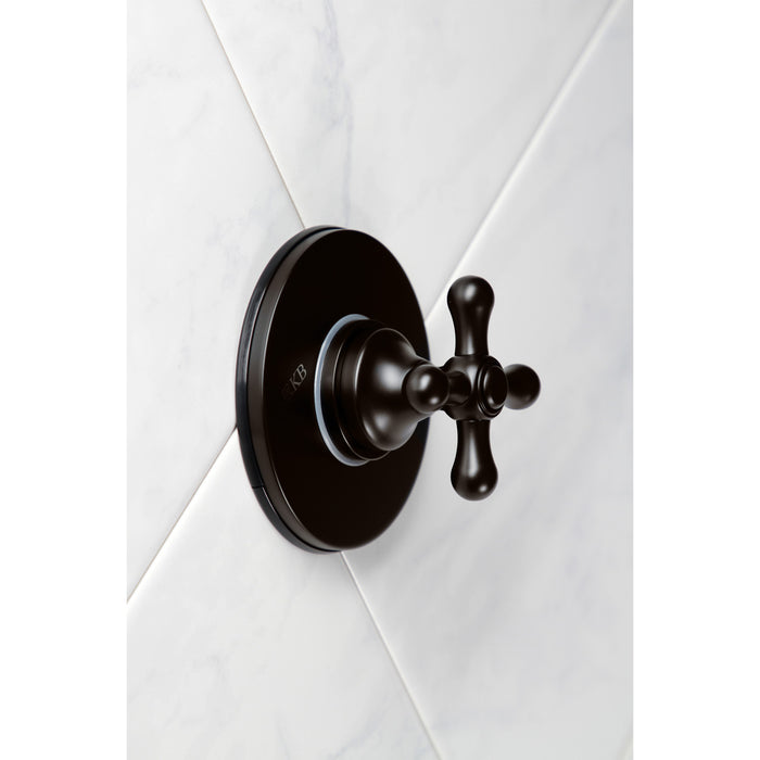 Kingston Brass KS3035AX 3-Way Diverter Valve with Trim Kit, Oil Rubbed Bronze