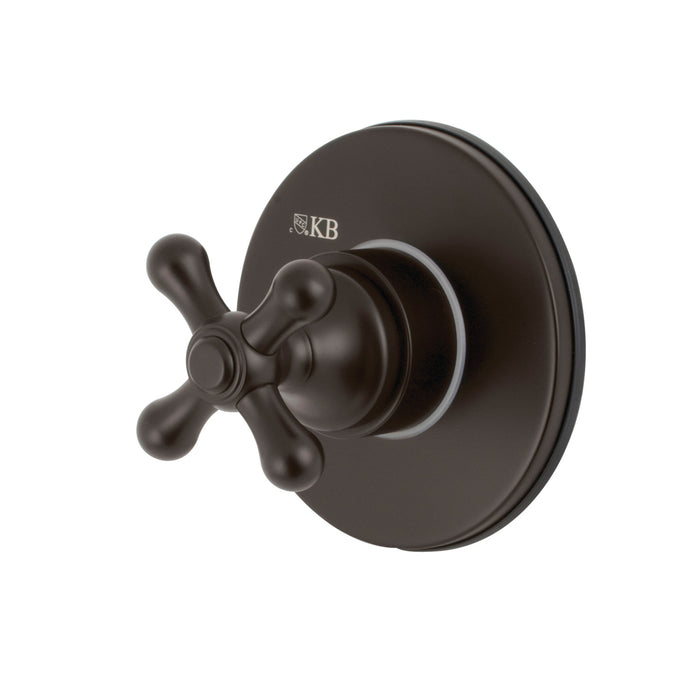 Kingston Brass KS3035AX 3-Way Diverter Valve with Trim Kit, Oil Rubbed Bronze