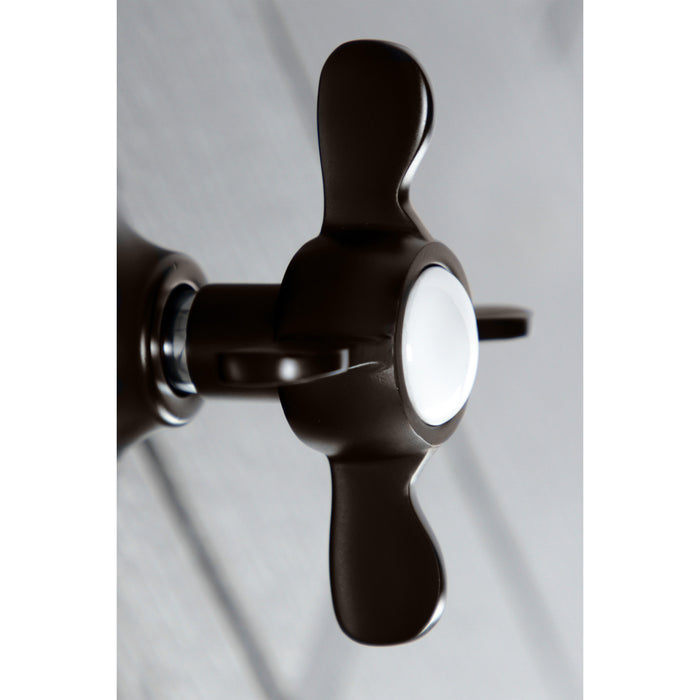 Kingston Brass KS3035BEX 3-Way Diverter Valve with Trim Kit, Oil Rubbed Bronze