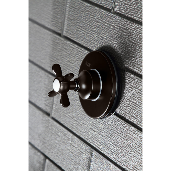 Kingston Brass KS3035BEX 3-Way Diverter Valve with Trim Kit, Oil Rubbed Bronze