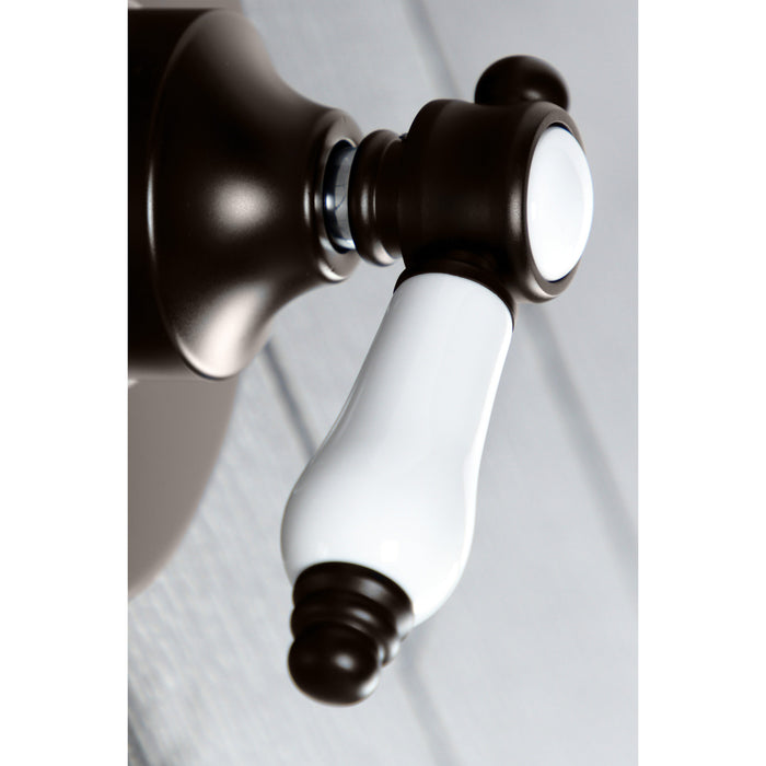 Kingston Brass KS3035BPL Bel-Air 3-Way Diverter Valve with Trim Kit, Oil Rubbed Bronze