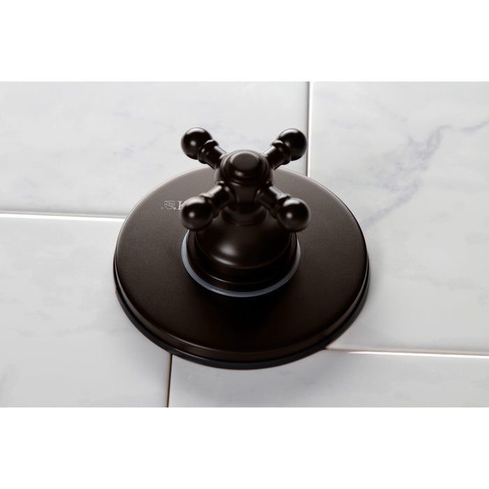 Kingston Brass KS3035BX 3-Way Diverter Valve with Trim Kit, Oil Rubbed Bronze