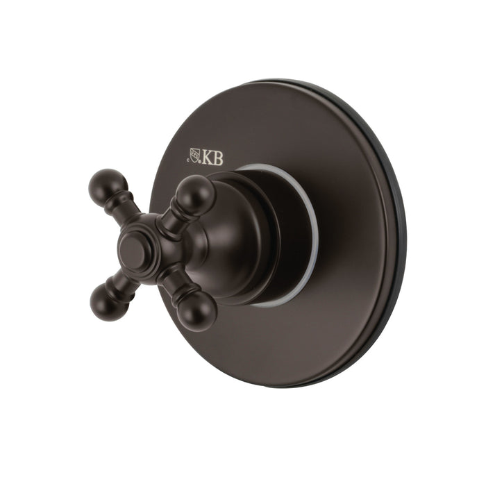 Kingston Brass KS3035BX 3-Way Diverter Valve with Trim Kit, Oil Rubbed Bronze