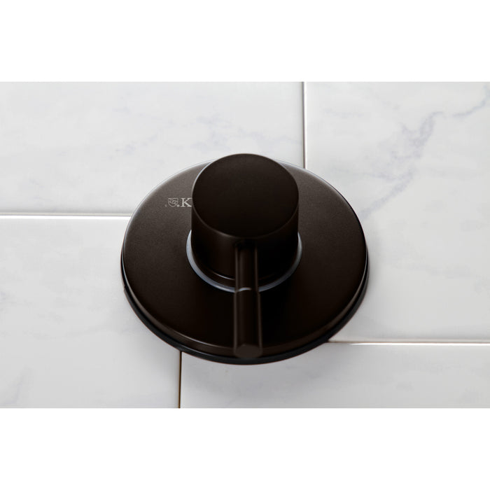 Kingston Brass KS3035DL Concord 3-Way Diverter Valve with Trim Kit, Oil Rubbed Bronze