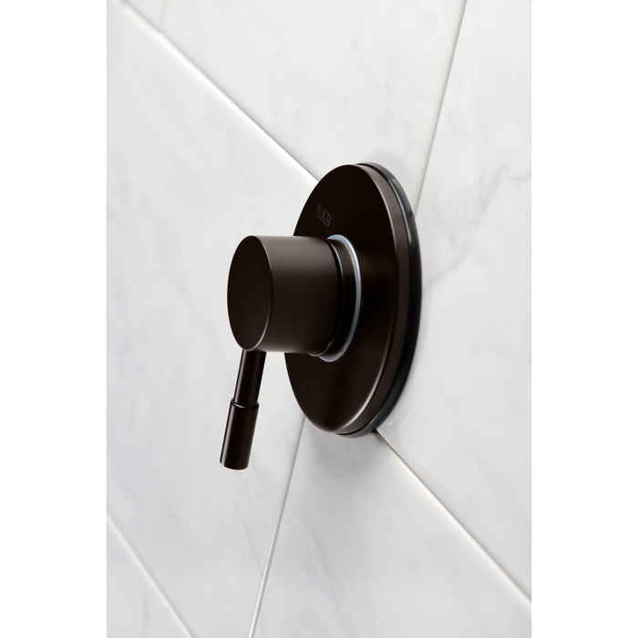 Kingston Brass KS3035DL Concord 3-Way Diverter Valve with Trim Kit, Oil Rubbed Bronze