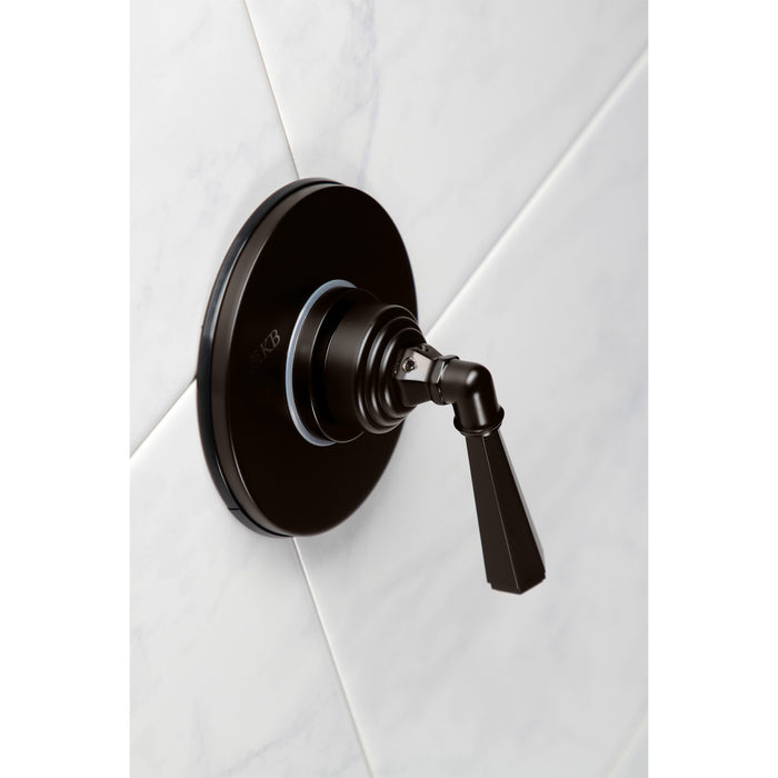 Kingston Brass KS3035HL 3-Way Diverter Valve with Trim Kit, Oil Rubbed Bronze