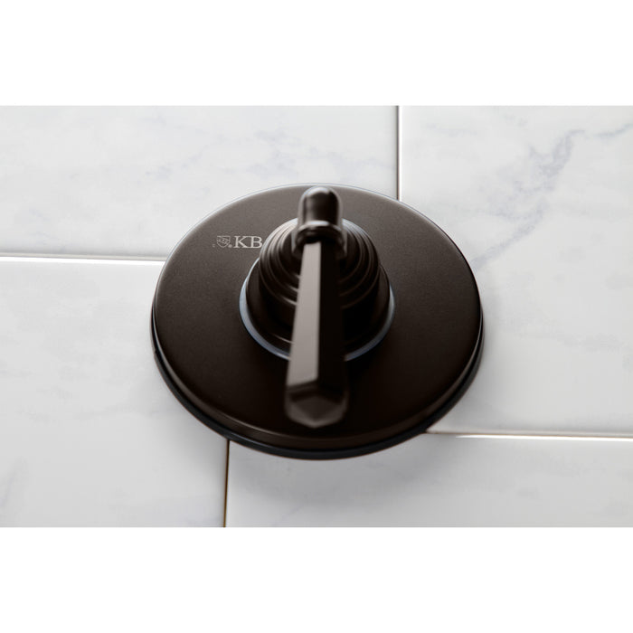 Kingston Brass KS3035HL 3-Way Diverter Valve with Trim Kit, Oil Rubbed Bronze