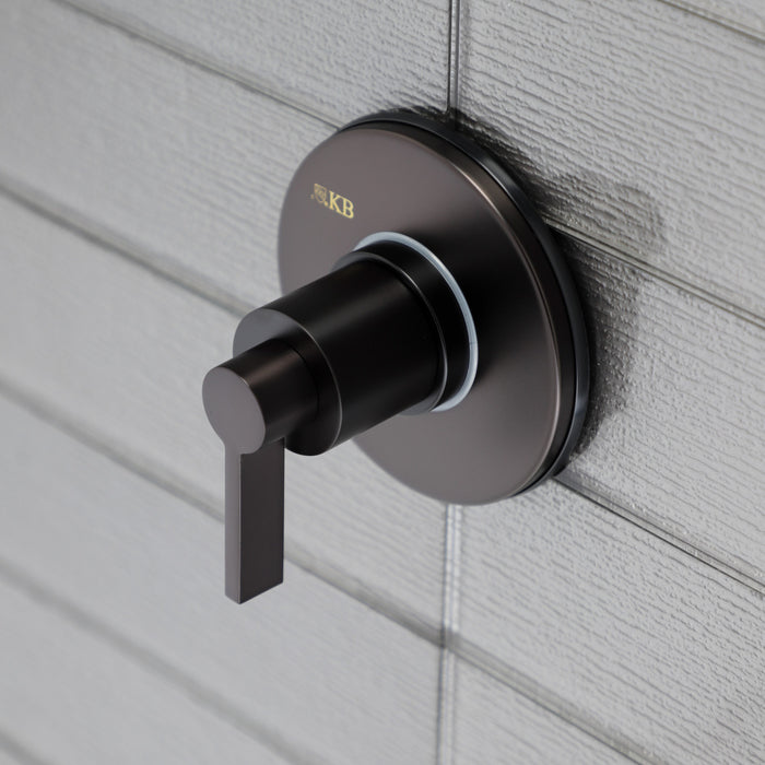 Kingston Brass KS3035NDL NuvoFusion 3-Way Diverter Valve with Trim Kit, Oil Rubbed Bronze