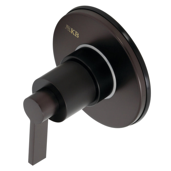 Kingston Brass KS3035NDL NuvoFusion 3-Way Diverter Valve with Trim Kit, Oil Rubbed Bronze