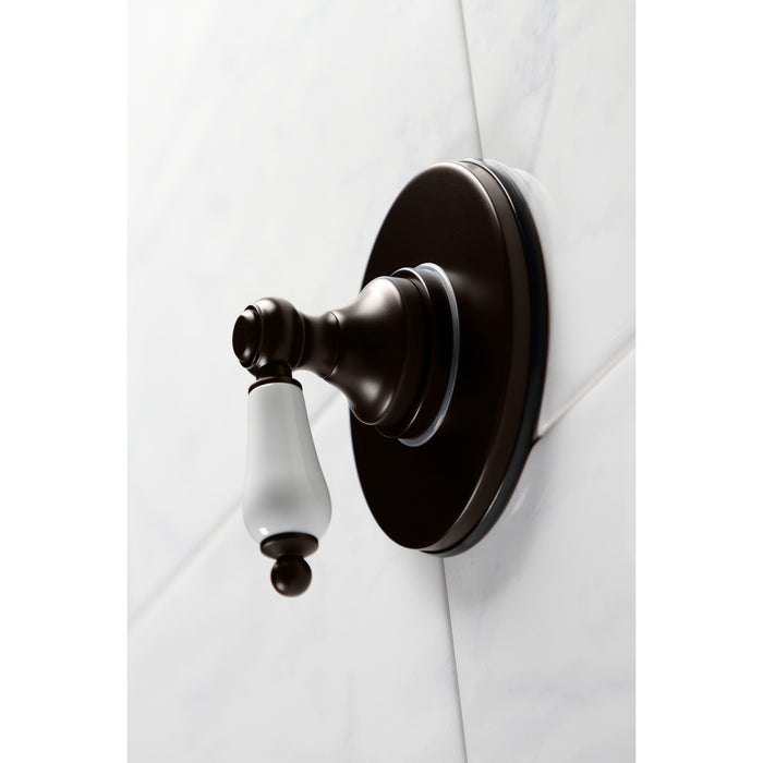 Kingston Brass KS3035PL 3-Way Diverter Valve with Trim Kit, Oil Rubbed Bronze