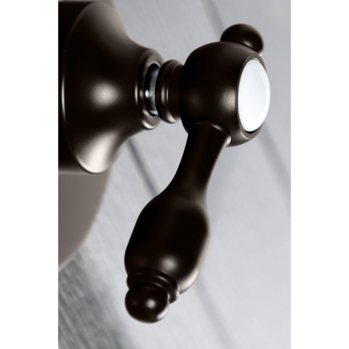 Kingston Brass KS3035TAL Tudor 3-Way Diverter Valve with Trim Kit, Oil Rubbed Bronze