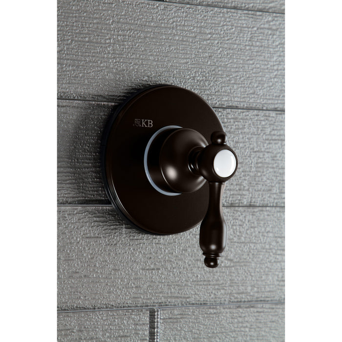 Kingston Brass KS3035TAL Tudor 3-Way Diverter Valve with Trim Kit, Oil Rubbed Bronze