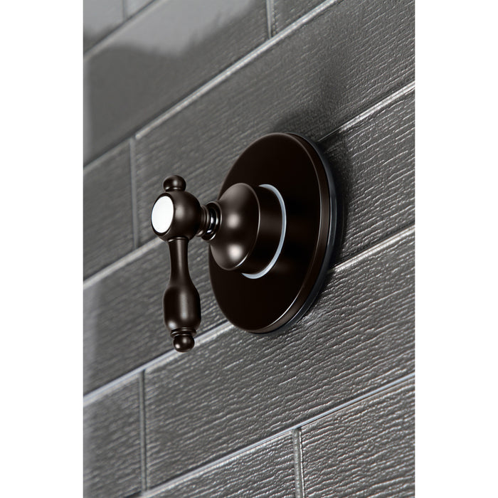 Kingston Brass KS3035TAL Tudor 3-Way Diverter Valve with Trim Kit, Oil Rubbed Bronze