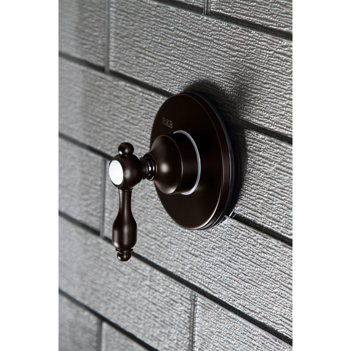 Kingston Brass KS3035TAL Tudor 3-Way Diverter Valve with Trim Kit, Oil Rubbed Bronze