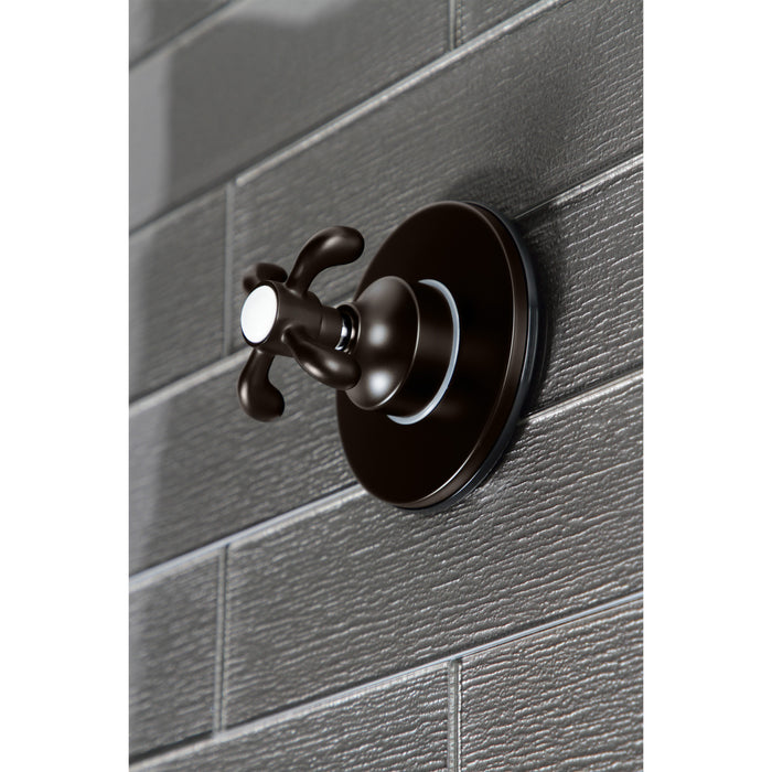 Kingston Brass KS3035TX 3-Way Diverter Valve with Trim Kit, Oil Rubbed Bronze