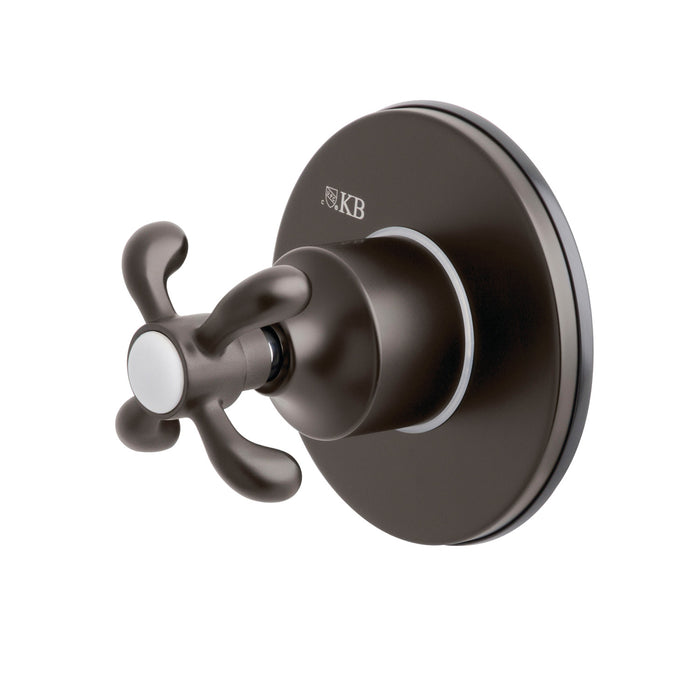 Kingston Brass KS3035TX 3-Way Diverter Valve with Trim Kit, Oil Rubbed Bronze