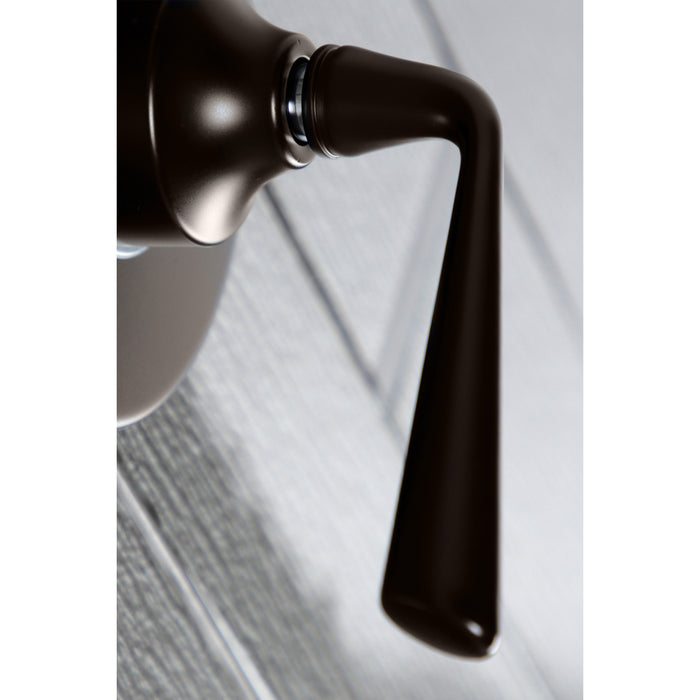 Kingston Brass KS3035ZL 3-Way Diverter Valve with Trim Kit, Oil Rubbed Bronze