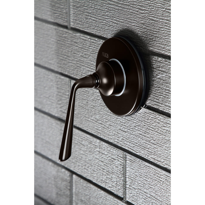 Kingston Brass KS3035ZL 3-Way Diverter Valve with Trim Kit, Oil Rubbed Bronze