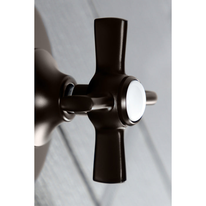 Kingston Brass KS3035ZX 3-Way Diverter Valve with Trim Kit, Oil Rubbed Bronze