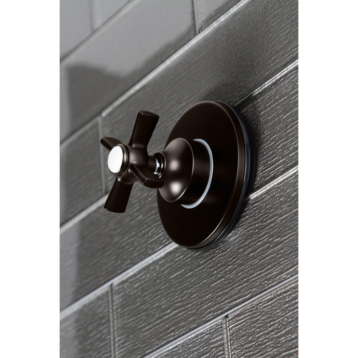 Kingston Brass KS3035ZX 3-Way Diverter Valve with Trim Kit, Oil Rubbed Bronze