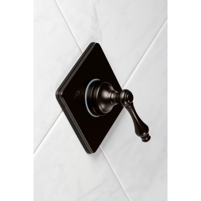 Kingston Brass KS3045AL 3-Way Diverter Valve with Trim Kit, Oil Rubbed Bronze