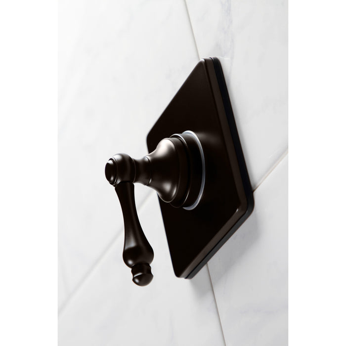 Kingston Brass KS3045AL 3-Way Diverter Valve with Trim Kit, Oil Rubbed Bronze