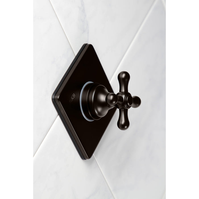 Kingston Brass KS3045AX 3-Way Diverter Valve with Trim Kit, Oil Rubbed Bronze