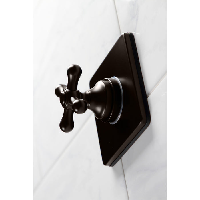 Kingston Brass KS3045AX 3-Way Diverter Valve with Trim Kit, Oil Rubbed Bronze