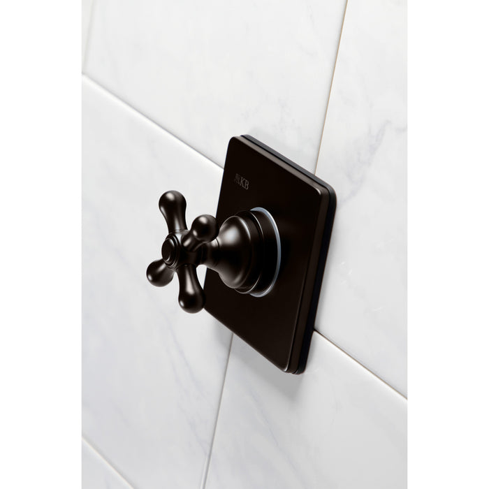 Kingston Brass KS3045AX 3-Way Diverter Valve with Trim Kit, Oil Rubbed Bronze